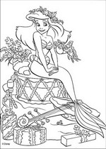 coloring page Ariel, The Little Mermaid
